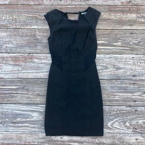 Black Mesh Cutout Dress